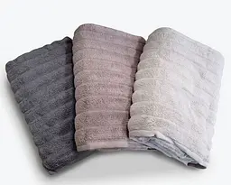 Набір турецьких махрових рушників Cestepe MicroCotton Premium 3 штуки 50x90 + 3 штуки 70х140 Ezgi 2 щільність 600 г/м2 - мініатюра 5