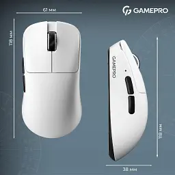 Миша GamePro GM035W Asgard Odin 8K Wireless White [140407] - мініатюра 17