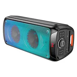 Колонка бездротова — караоке Hoco DS53 Flame light BT speaker DS53 2*40W (120W Max) з 2 мікрофонами - мініатюра 3