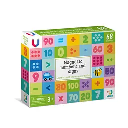 Великий набір магнітів для навчання "Цифри" DoDo Toys 200274, 68 елементів