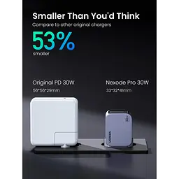Зарядний пристрій Ugreen USB-C PD30W GaN X703 gray (35006) - мініатюра 5