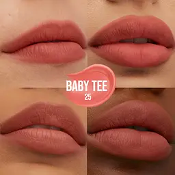 Помада-тінт для губ Maybelline New York Super Stay Teddy Tint відтінок 25 (Baby tee) 5 мл (B3500300) - мініатюра 4