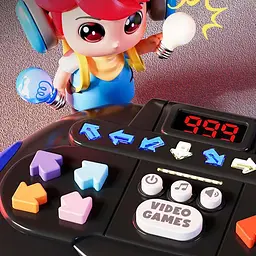 Інтерактивна консоль Ummi ME-204 Game Master (2 Gen) Blue - мініатюра 4