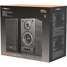 Акустична система REAL-EL S-305 Black (EL121200012) [134997] - мініатюра 10