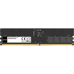 Модуль пам'яті DDR5 Lexar 16GB 5600MHz Black (LD5U16G56C46ST-BGS) [175520]