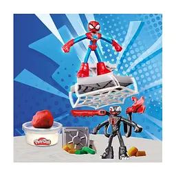 Набір для творчості Hasbro Play-Doh Marvel Пригоди героїв з масою для ліплення (G0333) - мініатюра 2