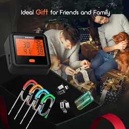 BBQ термометр Inkbird IDT-34C-B цифровий із Bluetooth 5.1 на 4 кольорові щупи - мініатюра 5