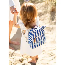 Рюкзак дитячий Childhome My first bag stripes electric blue (CWKIDBSTBL) - мініатюра 9