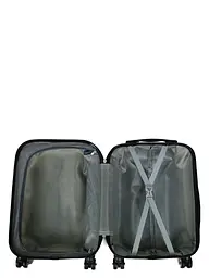 Валіза Мала (S) Полікарбонат під Ручну поклажу Worldline Airtex 809 Zebra 44 л 54x39x23 см Різнокольорова - мініатюра 11
