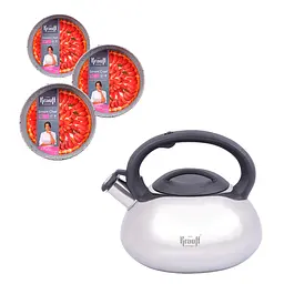 Чайник Krauff Capella 3л та форми для випічки роз'ємні Smart chef + Френч-прес 1л