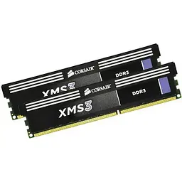 Оперативна пам'ять Corsair CMX8GX3M2A1600C11 XMS3 8GB (2x4GB) DDR3 1600 Mhz CL11 XMP Kit Б/В