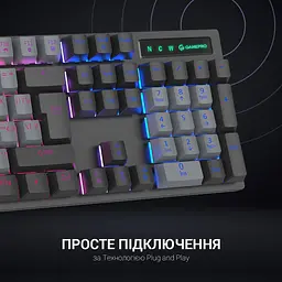 Клавіатура GamePro Blue Switch механічна (MK105B) - мініатюра 7