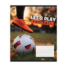 Зошит 1 вересня Let's play football А5 12 аркушів коса лінія (768749), в асортименті - мініатюра 3