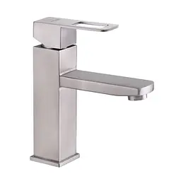 Змішувач для умивальника Mixxus FIT-001 SS2818 Нержавіюча сталь
