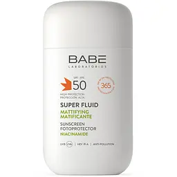 Cонцезахисний супер флюїд Babe Laboratorios Sun Protection SPF 50, для всіх типів шкіри з матуючим ефектом, 50 мл - мініатюра 4