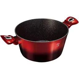 Каструля з кришкою Berlinger Haus Black Burgundy 2.5 л червона з чорним (BH 1627N) - мініатюра 4