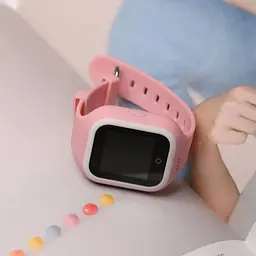 Дитячий розумний GPS годинник Wonlex KT21 Pink з відеодзвінком (SBWKT21P) - мініатюра 4