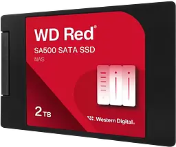 SSD 2.5" Накопичувач WD Red SA500 2TB (WDS200T2R0A)