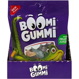 Цукерки желейні Boomi Gummi Sour Crocodile Mix 70 г - мініатюра 3