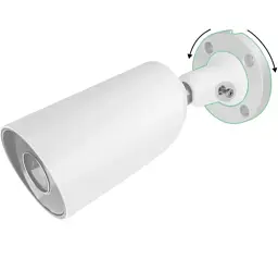 IP камера Ajax BulletCam, 5 Мп, 1/2.8", White, IP, 2880х1620, f=2.8 мм, Г: 100~110°, H.264, H.265, день/ніч, micro SD, DC 12В/1А, LAN с PoE, IP65 (000039294) - мініатюра 3