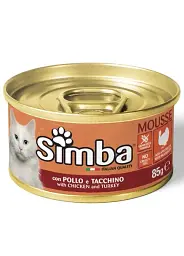 Вологий корм для котів SIMBA Cat Wet курка та індичка 85 г