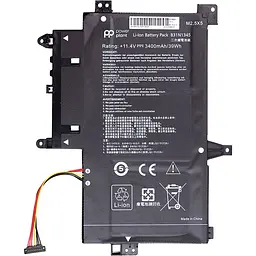 Акумулятор PowerPlant для ноутбуків ASUS Transformer Book Flip TP500L (B31N1345) 11.4V 3400mAh (NB431373)