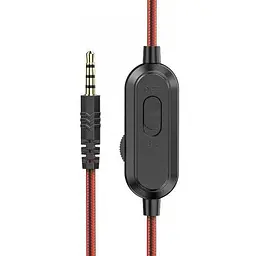 Навушники ігрові повнорозмірні Hoco W103 gaming Magic tour gaming headphones чорно червоні 6931474741622 - мініатюра 4