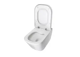 Унітаз підвісний Roca Gap Clean Rim A34H47C000 з кришкою Soft Close, Білий - мініатюра 3