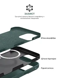 Чохол ArmorStandart ICON2 MagSafe для Apple iPhone 16 Pro Max Lake Green - мініатюра 6