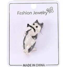 Брошка Котик з рибкою (4946910)