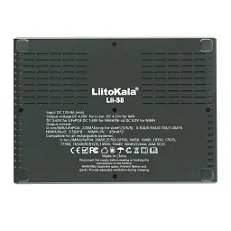 Зарядний пристрій для акумуляторів Liitokala 8 Slots, LCD дисплей, Li-ion/Ni-MH/Ni-Cd/AA/ААA/AAAA/С (Lii-S8) - мініатюра 4