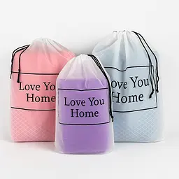Набір сумок для зберігання на зав'язках 35х45-15 шт. LoveYouHome - мініатюра 3