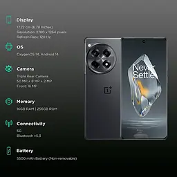 Смартфон OnePlus 12R (CPH2609) 16/256 GB Iron Gray (сірий) - мініатюра 6