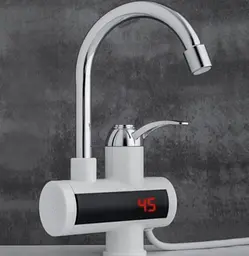 Водонагрівач WATER HEATER RX-002 • Проточний електричний водонагрівач з ЖК-дисплеєм для кухні ванної та гаража - мініатюра 4