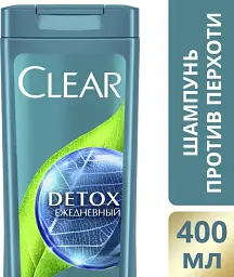 Шампунь-детокс проти лупи Clear на кожен день 400 мл - мініатюра 4