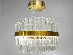 Підвісна кришталева світлодіодна люстра 80 Вт Diasha 840/400BR