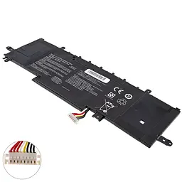 Батарея для ноутбука Asus C31N1841 (ZenBook UX334FL UX434FL) 11.55V 3400mAh Чорний