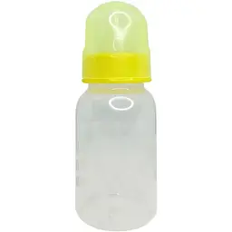 Пляшечка для годування "Звірята" MGZ-0204(Yellow) 150 мл