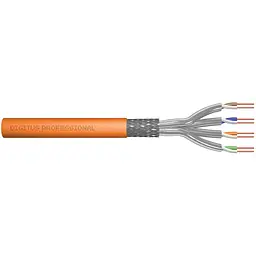 Digitus Кабель "віта пара" DIGITUS CAT 7 S-FTP, 500м, AWG 23/1, LSZH, оранжевий