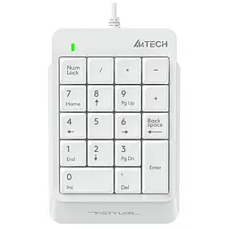 Клавіатура A4Tech Fstyler FK13P USB White (Numpad) (FK13P (White)) - мініатюра 1