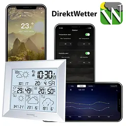 Метеостанція Technoline DirektWetter WD2000 Silver (WD2000), Сріблястий - мініатюра 2
