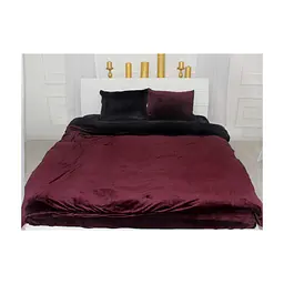 Постільна білизна MirSon Велюр Winter Frost 28-0007 + 28-0002 Poinsettia Velvet 2х160х220 (2200004007465)