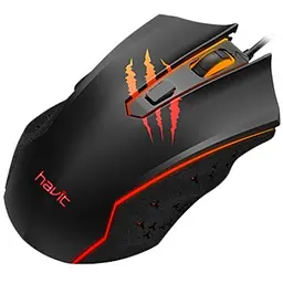 Миша ігрова дротова Havit HV-MS1027 USB black (HV-MS1027 black) - мініатюра 2