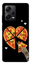 Чохол Demsky Pizza Love Cat для Xiaomi Redmi Note 12 Pro+ 5G