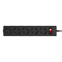 Мережевий фільтр LogicPower LP-X5 Premium на 5 розеток чорний 2 м (LP9583)