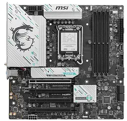 Материнская плата MSI B860M GAMING PLUS WIFI (B860M GAMING PLUS WIFI) (Socket 1851, Intel B860, Micro-ATX)