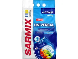 Пральний порошок SARMIX 4 кг авт/руч Active Universal