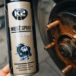 Змащення мідне високотемпературне K2 PRO COPPER SPRAY аерозоль 400 мл (W122) (K20296) - мініатюра 2