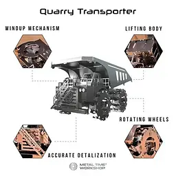 Колекційна модель Metal Time Quarry Transporter MT014 - мініатюра 6