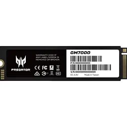 SSD накопичувач Acer Predator GM7000 2 TB [BL.9BWWR.106] [142404] - мініатюра 2